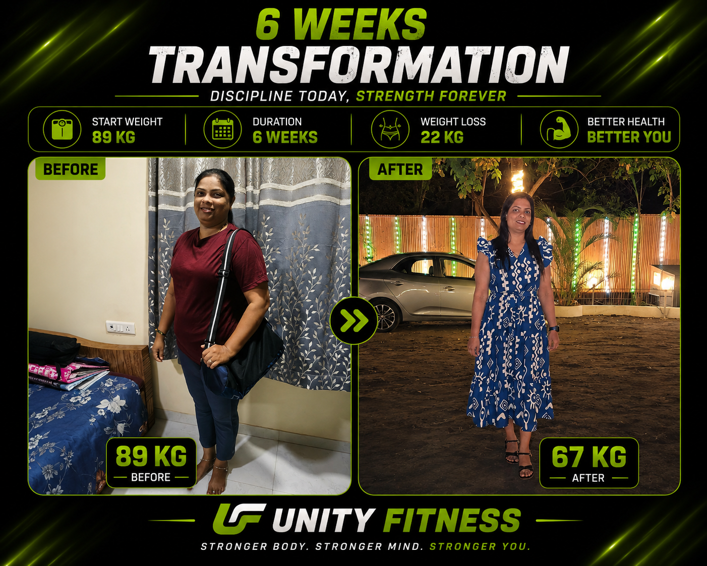 6-Week Transformation by Coach Rohit